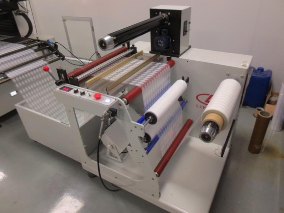 Máquina de impressão de tela rolo a rolo 