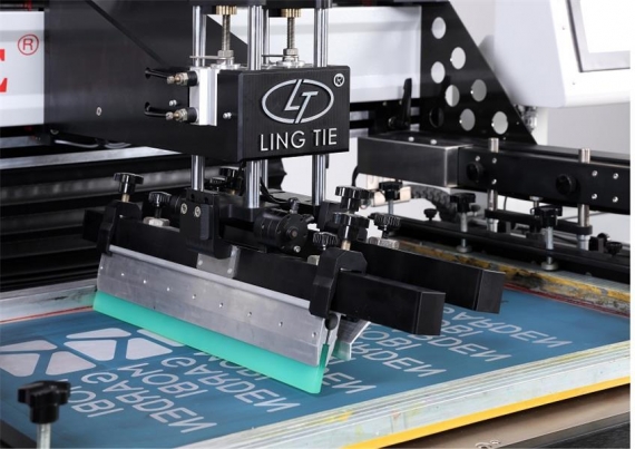 Máquina de impressão de tela totalmente automático 