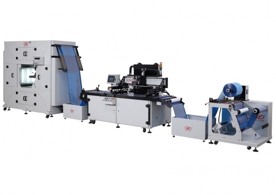 Máquina de impressão de tela automática rolo a rolo 