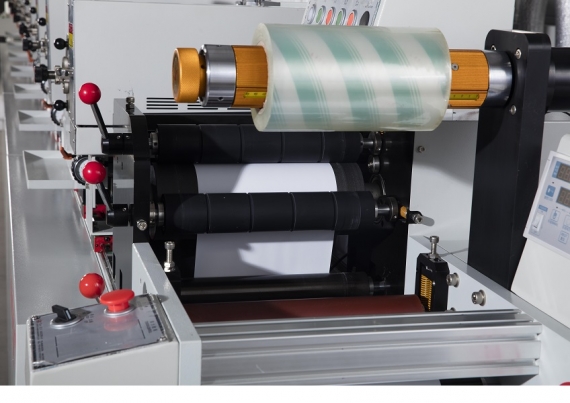 Máquina de impressão de tipografia rotativa intermitente 